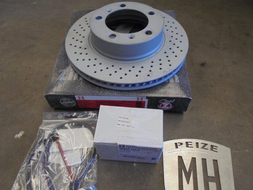 Porsche 987 remschijven en blokken SET, NIEUW - Afbeelding 2