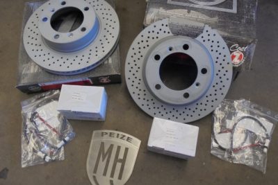 Porsche 987 remschijven en blokken SET, NIEUW