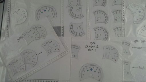 Porsche 996 witte dashboard-plaatjes, NIEUW - Afbeelding 3