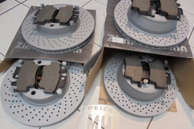 Porsche 996 remschijven en blokken SET