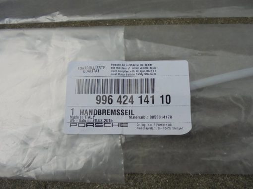 Porsche 996 handrem-kabel, NIEUW - Afbeelding 2