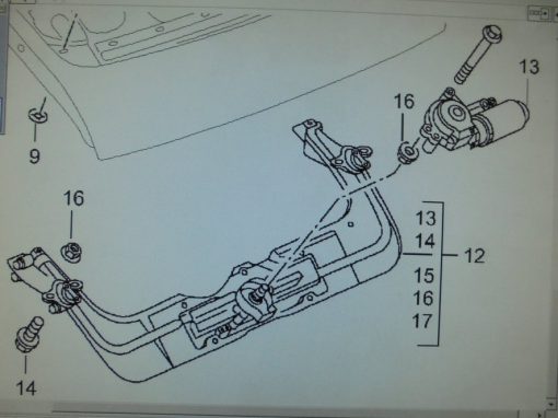 Porsche 996 spoiler-switch , NIEUW - Afbeelding 3