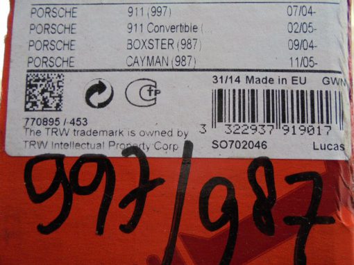 Porsche 997 987 stuurhuis-hoezen, NIEUW - Afbeelding 2