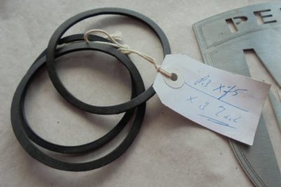 Porsche rubber afdicht-ringen