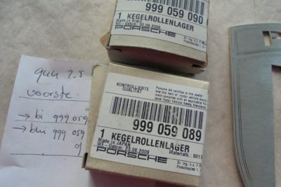 Porsche wiellager-set