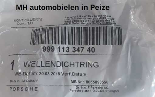 Keerringen Porsche 986 versnellingsbak