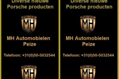 Diverse Porsche producten deel 1