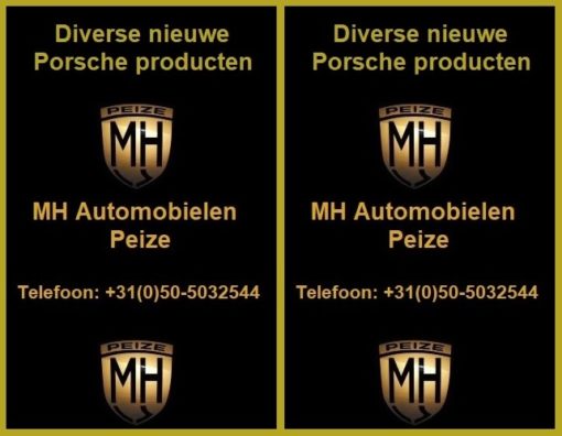 Diverse Porsche producten deel 1