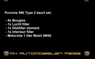Porsche 996 type2 beurt-set NIEUW