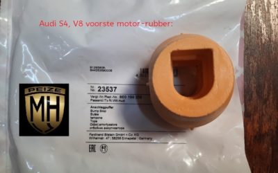 Audi S4 motor rubber
