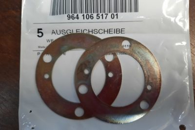 Porsche 964 dynamo schijfjes