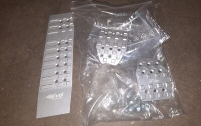 Aluminium pedalen set