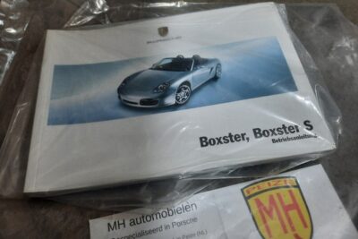 Porsche Boxster wit instruktieboekje