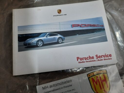 Porsche servicedealer boekje