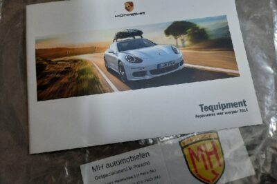 Porsche tequipmentboekje