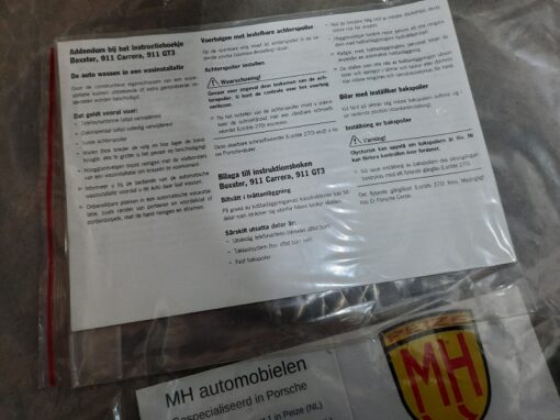 Porsche uitbreiding handleiding 1