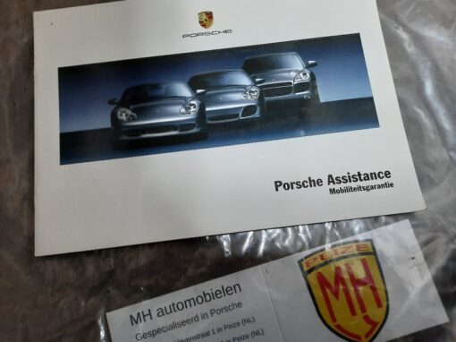 Porsche wit assistanceboekje