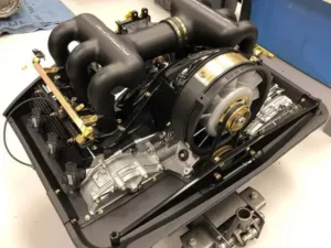 De-watergekoelde-911-motor