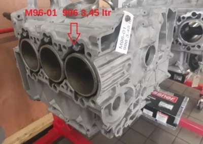 Porsche watergekoelde 911 motor