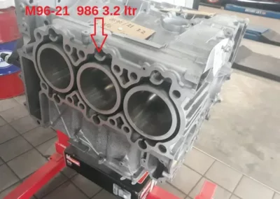 Porsche watergekoelde 911 motor